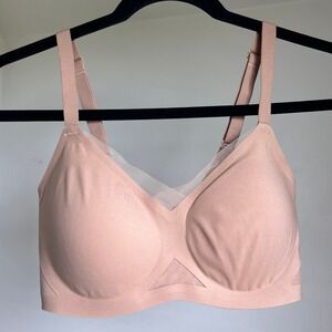 Honeylove Crossover Wireless Lift Everyday Bra Beige Comfort Support Size S